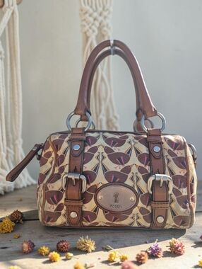 Fossil Maddox Speedy Bird  Boho Satchel